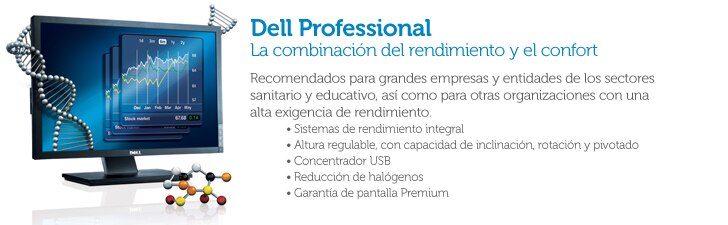 Dell Monitores serie Professional